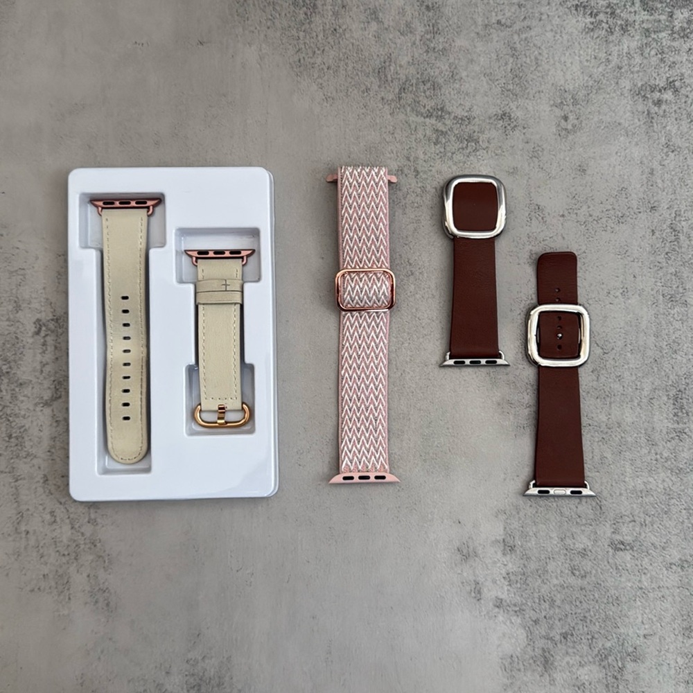 Eve Bands Brown and Pink Watch Bands